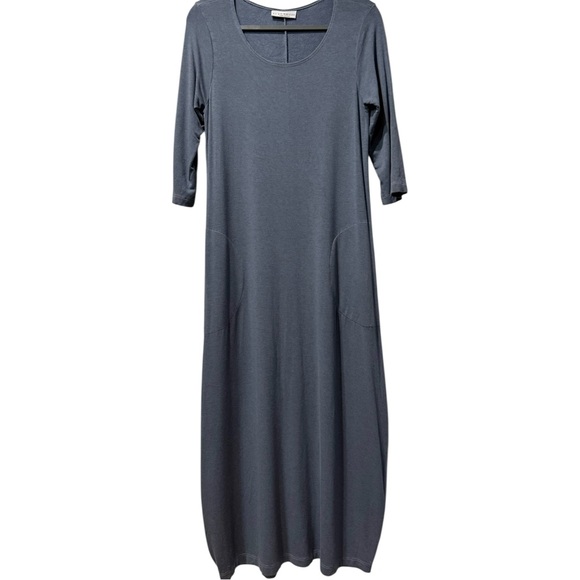 bryn Walker Dresses & Skirts - Bryn‎ Walker Phillipa Lagenlook Long Sleeve Maxi Dress Pockets  Slate Blue Gray